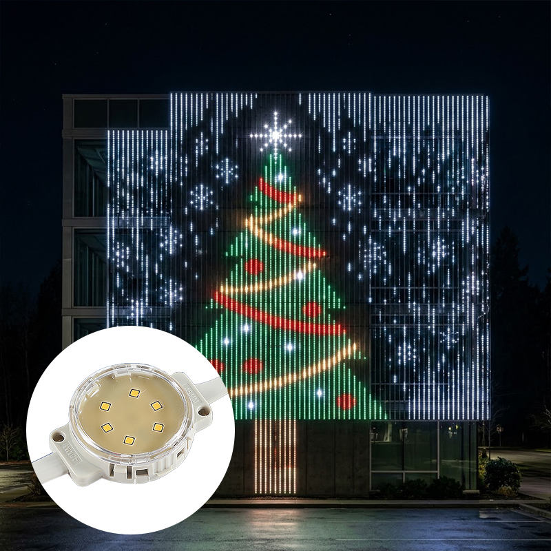 Programming pixel Tube Light Led Landscape Lighting Rgb Linear Facade ...