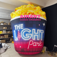 Bonne vente pop-corn gonflable géant personnalisé pour les promotions de cinéma