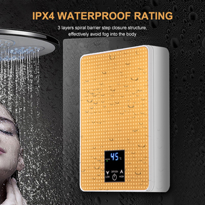 110V 220V vòi hoa sen điện đầu dẫn nhiệt độ treo tường máy nước nóng ngay lập tức Giá cả hợp lý cảm ứng Máy nước nóng - Product Image 3