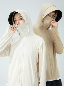 Vêtements de protection solaire en soie glacée japonaise pour femmes, nouvelle collection été, protection <span class=keywords><strong>UV</strong></span> UPF50, vêtements de protection solaire pour hommes - Product Image 3