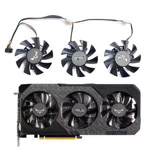 RX5700XT RX5700 GTX1660 FD8015U12D 75มม. สำหรับ Asus GTX 1660Ti 1660Super <span class=keywords><strong>RX</strong></span> <span class=keywords><strong>5700</strong></span> <span class=keywords><strong>XT</strong></span> TUF X3 <span class=keywords><strong>OC</strong></span> - Product Image 1