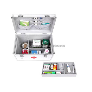 EHBO-kast Dragon DW-A08 EVA wandmontage, medische noodtas, reiskoffer met harde schaal voor <span class=keywords><strong>AED</strong></span>-defibrillator, handleiding, CE-gecertificeerd - Product Image 4