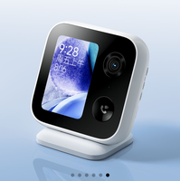 Caméra intelligente avec fonction d'appel vidéo, appel vidéo à une touche, audio bidirectionnel, caméra de sécurité intérieure inclinable et orientable