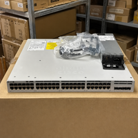 Commutateur Cisco C9200L-48P-4X-A 48 ports PoE avec 4x10G Uplink, LACP, QoS, SNMP, empilable pour réseau d'entreprise