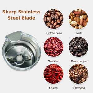 <span class=keywords><strong>Molinillo</strong></span> <span class=keywords><strong>de</strong></span> <span class=keywords><strong>Café</strong></span> Eléctrico <span class=keywords><strong>de</strong></span> Acero Inoxidable con Cuerpo <span class=keywords><strong>de</strong></span> Plástico, <span class=keywords><strong>Molinillo</strong></span> Automático <span class=keywords><strong>de</strong></span> Especias para Sal, Pimienta, Nueces y Hierbas - Product Image 3