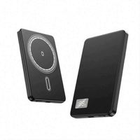 Banque d'alimentation magnétique ultra-fine 30000 Qi2.2 en aluminium Hepu 5000 mAh