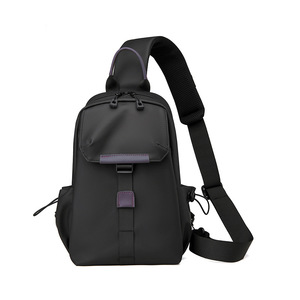 Korean Fashion Sports Phone Waist Bag Casual Versatile Color-Block <b>Chest</b> Single Shoulder Crossbody Waterproof - Product Image 2