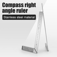 Règle d'angle droite personnalisée épaisse MeiKeLa, règle combinée en acier inoxydable, règle en forme de L