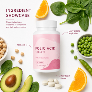 Comprimés de DHA et d'acide folique pour adultes, supplément de vitamine B9, 60 unités, certifié Halal, végétalien, sans gluten – Meilleures ventes en gros - Product Image 5