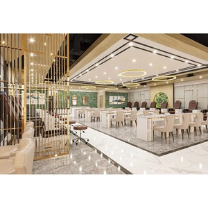 Muebles de lujo para salón de manicura, con iluminación LED, duraderos, para decoración de spa, centro comercial o tienda de manicura. - Product Image 1