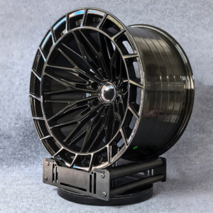 Nouvelles jantes en alliage tout-terrain 4x4, noir brillant ultra-concave 22*12J 6*139.7, adaptées aux Toyota Prado et aux pick-up Ford. - Product Image 2