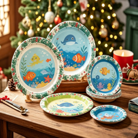 Assiettes en papier jetables de 9 pouces pour fêtes, anniversaires, gâteaux, plats à emporter – Vente en gros