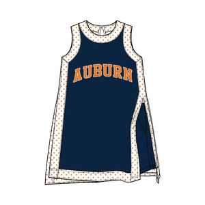 Robe de sport sans manches personnalisée pour filles avec logo d'équipe scolaire imprimé et short, tenue respirante pour les jours de match - Product Image 4