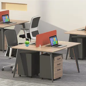 Modular Office Furniture Workstation 2/4/6/Customized Staff Office Executive Cubicle Workstation Desk Table