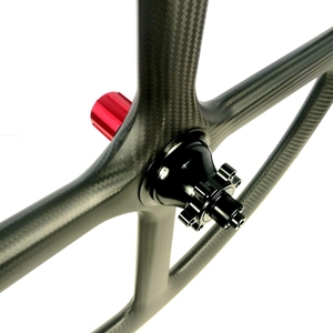 Roue de vélo de montagne BIKEDOC BDW4 en carbone, hauteur 40 mm * largeur 30 mm, roue <span class=keywords><strong>VTT</strong></span> à <span class=keywords><strong>4</strong></span> rayons avec moyeu Chosen, roue 27,5 pouces - Product Image 6