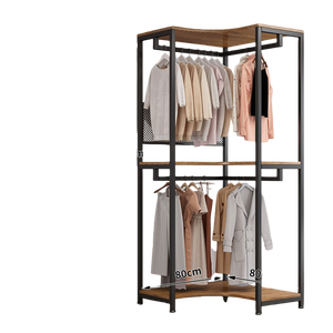 Étagère de présentation de vêtements pour supermarché en acier robuste de haute qualité OEM/ODM avec installation rapide et options personnalisables - Product Image 2