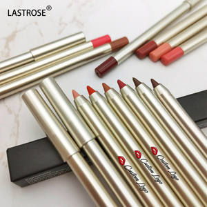 Nouveau <span class=keywords><strong>crayon</strong></span> contour des lèvres mat vegan doré imperméable longue durée crémeux - Product Image 2