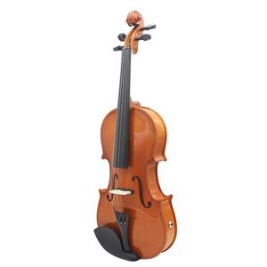 Violon électro-acoustique pour étudiant, taille <span class=keywords><strong>4</strong></span>/4EQ, table en épicéa et dos/côtés en érable, finition mate, touche en ébène, étui inclus - Product Image 2