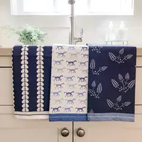 wholesale 100 cotton digital printing kitchen tea towel