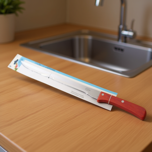 Couteau à jambon en métal de 36 cm avec manche en plastique durable - Product Image 3