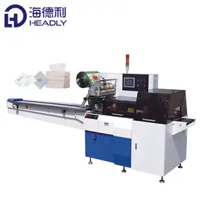 HDL 350W Automatic Multi-function Vegetable Fruit Bread Dailies Packing Machine Reciprocating Servo Pillow Packaging Machine