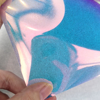 Film de transfert holographique réfléchissant à paillettes, motif scintillant dense, pour presse à chaud DIY, logo personnalisé, matériau de sécurité lavable