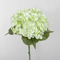 Hydrangées artificielles haut de gamme en latex effet naturel, Hortensias bleus, blancs, verts, roses, bleus pour la décoration de mariage et de la maison