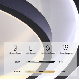 Cao lumen mỏng ánh sáng bé thiết kế hiện đại đơn giản phong cách nhà thông minh bề mặt gắn phòng ngủ phòng khách dẫn đèn trần - Product Image 2