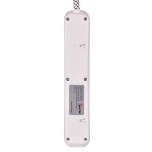 6 prese di protezione contro le sovratensioni di alimentazione presa di corrente cavo di <span class=keywords><strong>prolunga</strong></span> di estensione con elettrico - Product Image 3