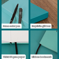 Carnet à couverture rigide en cuir PU A5 gravé au laser avec logo personnalisé, journal personnalisé pour les entreprises