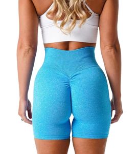 Pantaloncini da Yoga traspiranti ad asciugatura rapida a vita alta per donne appena arrivati pantaloncini da bottino per il Fitness <span class=keywords><strong>pantaloni</strong></span> stile Snack per <span class=keywords><strong>ciclisti</strong></span> - Product Image 1