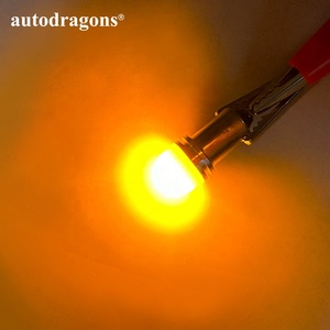 ออโต้ดราก้อนส์ ดีไซน์ใหม่ ไม่กระพริบ ป้องกันการสะท้อนแสง AC 6.3V Ba9s # 44 # ไฟ LED พินบอลแบบเลนส์ฝ้า 47 ดวง พร้อมวงแหวนอะลูมิเนียม - Product Image 2