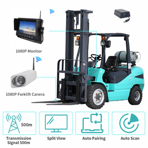 Cámara de respaldo de coche impermeable de 7 pulgadas Monitor de carretilla elevadora digital inalámbrico con función de vista nocturna magnética 1 año de garantía - Product Image 2