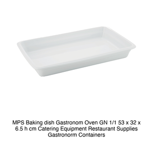 Mps Ovenproof Gastronom GN 1/1 Casserole <b>Dish</b>, 53 × 32 × 6.5 h cm - Product Image 2