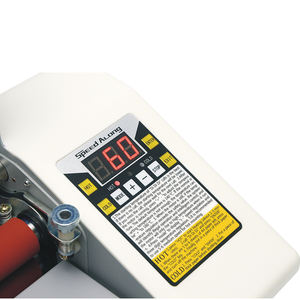 Buen camarada en brazos 9350 laminador en frío y caliente pequeño rodillo <span class=keywords><strong>de</strong></span> goma <span class=keywords><strong>de</strong></span> doble cara eléctrico para fotos A3/A4/A5/A6 logotipo personalizado - Product Image 5