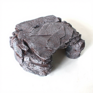 Caverna Nascondiglio per Rettili di Alta Qualità in Resina Effetto Roccia per Gechi, Tartarughe, Rane Cornute, Serpenti - Decorazione per Terrari - Product Image 5