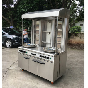 <span class=keywords><strong>Machine</strong></span> à <span class=keywords><strong>kebab</strong></span> automatique électrique <span class=keywords><strong>double</strong></span> doner de haute qualité à prix d'usine - Product Image 2