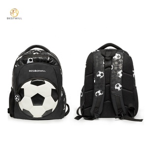 <span class=keywords><strong>Sac</strong></span> <span class=keywords><strong>à</strong></span> <span class=keywords><strong>dos</strong></span> <span class=keywords><strong>à</strong></span> roulettes pour enfants, garçons et filles, imprimé de dessins animés de <span class=keywords><strong>football</strong></span>, BESDERWIL - Product Image 4