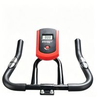 Vélo de spinning avec écran LCD, siège et guidon réglables, robuste, pour la maison, résistance magnétique, capacité 120 kg