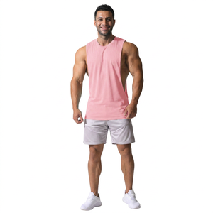 Débardeurs de sport décontractés pour hommes 2026, grande taille, séchage rapide, respirants, tricotés, pour fitness et musculation - Product Image 1