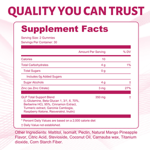 Gomitas con GLP-1 OEM/ODM para Adultos, Keto, Pérdida de Peso, Quema de Grasa, Estimulante Natural del Metabolismo, Salud Digestiva, para Mujeres y Hombres - Product Image 6