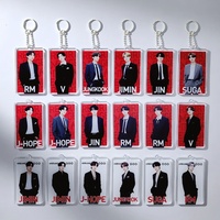 Porte-clés photo en acrylique rectangulaire imprimé numériquement, porte-clés en acrylique personnalisé avec photo pour souvenir ou cadeau