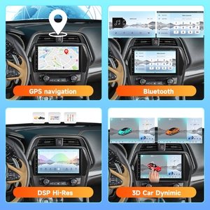 Podofo Cho Nissan <span class=keywords><strong>Maxima</strong></span> 2016-2017 10 ''Qualcomm Xe Đài Phát Thanh 4 + 64G 8 Core Không Dây Carplay/Android Tự Động GPS Wifi 4G Quạt Làm Mát - Product Image 4