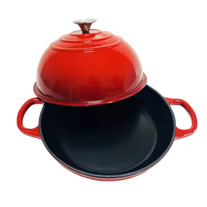 <span class=keywords><strong>Cocotte</strong></span> <span class=keywords><strong>en</strong></span> <span class=keywords><strong>fonte</strong></span> émaillée à double poignée : <span class=keywords><strong>personnalisable</strong></span>, classique et durable, chauffe uniformément. - Product Image 1