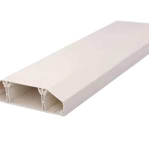 170*50 PVCプラスチック製ケーブルトラッキングアクセサリー、表面実装型、難燃性、ホームデコレーション、台形スロットパネル、互換性のあるベース - Product Image 5