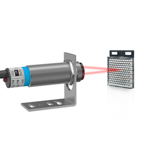 Interrupteur optique gtrique réflecteur photoélectrique M18 10-30vdc 3 fils NPN PNP capteur photoélectrique laser rétro-réfléchissant - Product Image 1