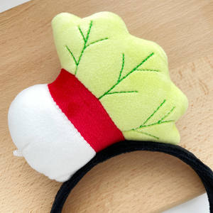 Diadema de Frutas de Simulación: Calabaza y Repollo, Diadema de Peluche de Frutas de Dibujos Animados, Accesorios Divertidos para el Cabello para Niños - Product Image 2