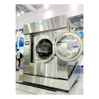 고품질 성과 정면 선적 산업 세탁기 기계 산업 50Kg 자동적인 세탁물 세탁기