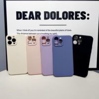 Coque de Téléphone en Silicone Souple TPU Colorée U&Q Factory pour iPhone 14 Pro Max, iPhone 13 Pro Max et iPhone 15
