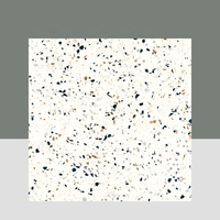 Carreaux de sol et de mur en terrazzo modernes et colorés 600x600mm, isolation thermique, texture parquet en brique réfractaire pour l'intérieur des villas